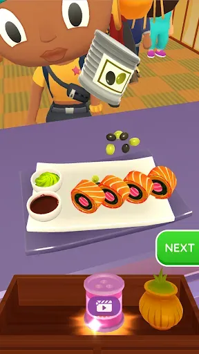 Скриншот 3 — Sushi Roll 3D - Готовь Суши