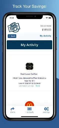 Скриншот 5 — Starving Student Card App