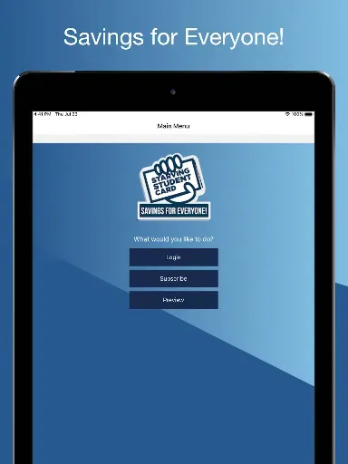 Скриншот 7 — Starving Student Card App