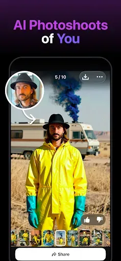Скриншот 2 — Swapify: FaceSwap & Photoshoot