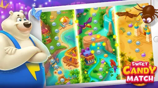 Скриншот 8 — Sweet Candy Match: Puzzle Game