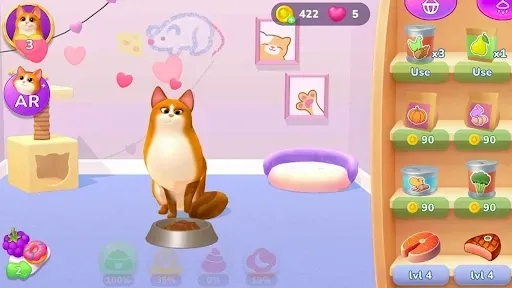 Скриншот 1 — My Sweet Meow: Виртуальной Кот
