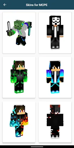 Скриншот 1 — Boys Skins for Minecraft PE