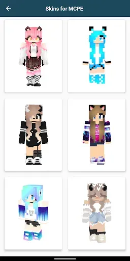 Скриншот 3 — Girls Skins for Minecraft PE