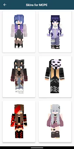 Скриншот 6 — Girls Skins for Minecraft PE