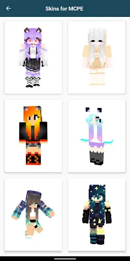 Скриншот 8 — Girls Skins for Minecraft PE