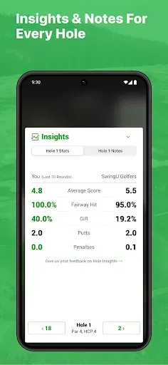 Скриншот 8 — SwingU: Golf GPS Range Finder