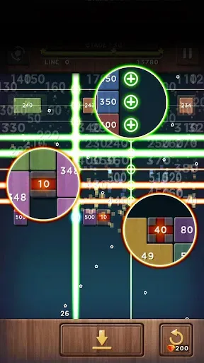 Скриншот 3 — Swipe Brick Breaker: The Blast