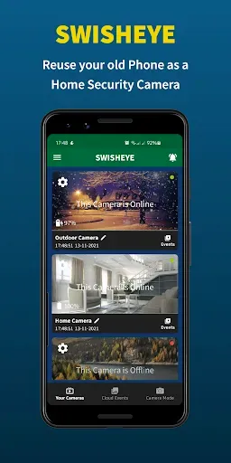 Скриншот 1 — Swish Eye Home Security Camera