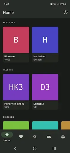 Скриншот 1 — Lemuroid