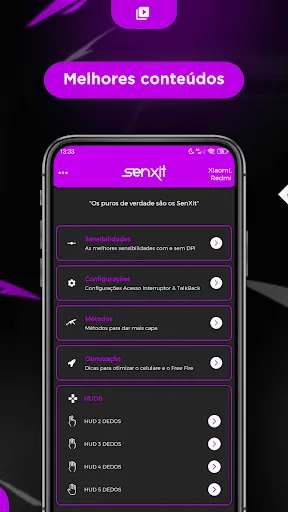 Скриншот 2 — SenXit - Pacote de Sensi FF