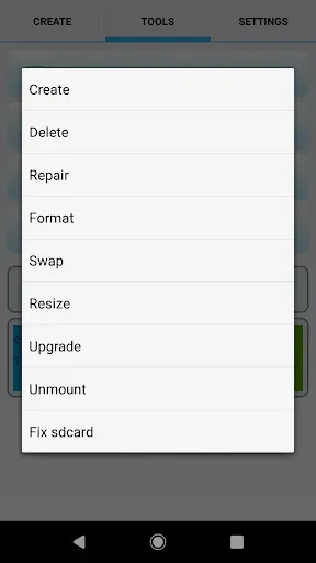 Скриншот 7 — AParted ( Sd card Partition )