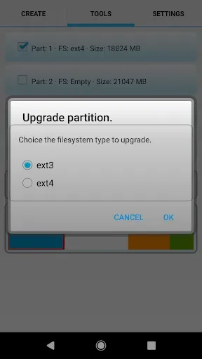 Скриншот 8 — AParted ( Sd card Partition )