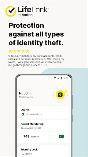 Скриншот 1 — LifeLock Identity by Norton
