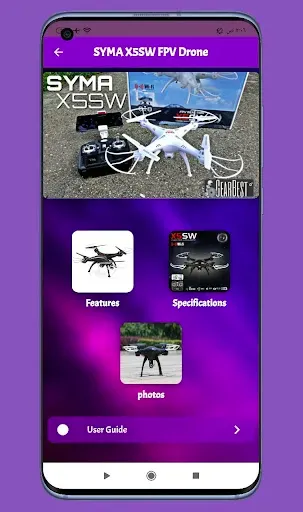 Скриншот 1 — SYMA X5SW FPV Drone Guide