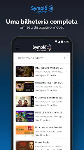 Скриншот 1 — Sympla Express