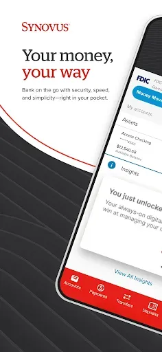 Скриншот 1 — My Synovus Mobile Banking