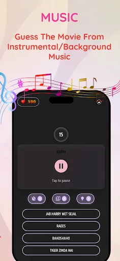 Скриншот 1 — Bollywood Game - Movie Quiz