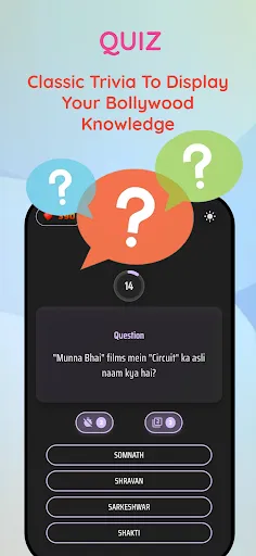Скриншот 4 — Bollywood Game - Movie Quiz