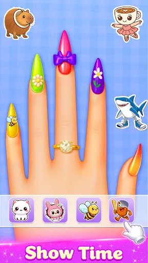 Скриншот 1 — Nail Salon Makeover Games
