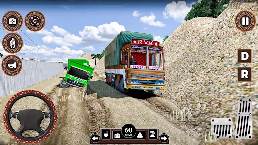 Скриншот 1 — Real Indian Truck Driving Game