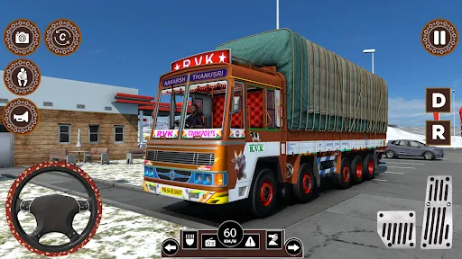 Скриншот 3 — Real Indian Truck Driving Game