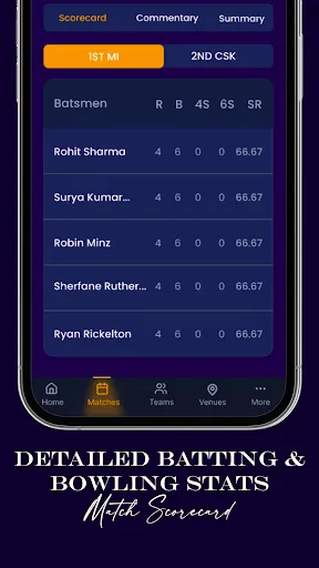 Скриншот 3 — Fast Cricket Live Score 2026