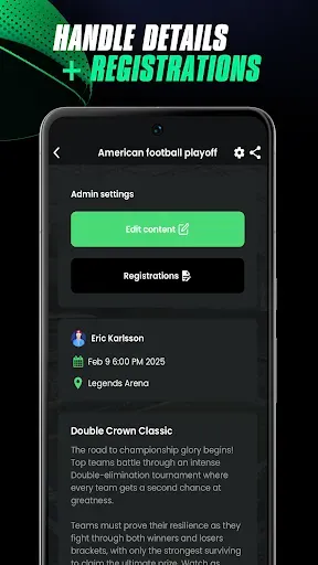 Скриншот 8 — Tourney - Tournament Maker App