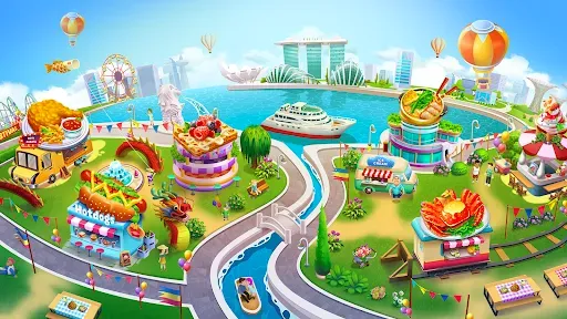 Скриншот 1 — Foodie Festival: Cooking Game