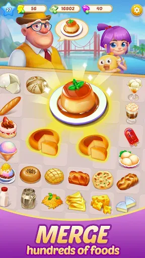 Скриншот 2 — Merge Food - Restaurant Decor