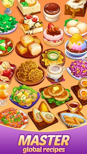 Скриншот 3 — Merge Food - Restaurant Decor