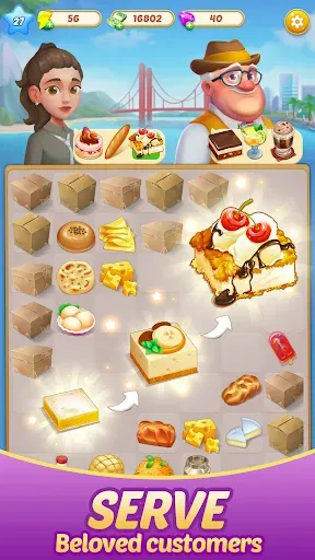 Скриншот 4 — Merge Food - Restaurant Decor