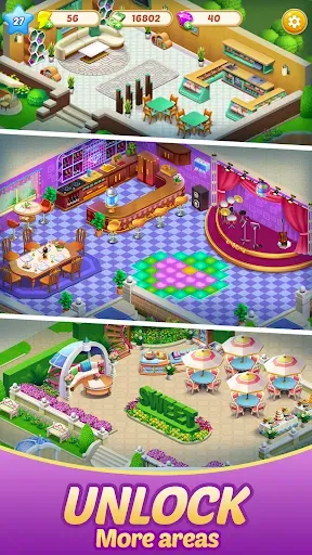 Скриншот 7 — Merge Food - Restaurant Decor