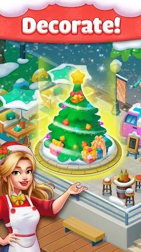 Скриншот 2 — Merge Resto - Match & Decor