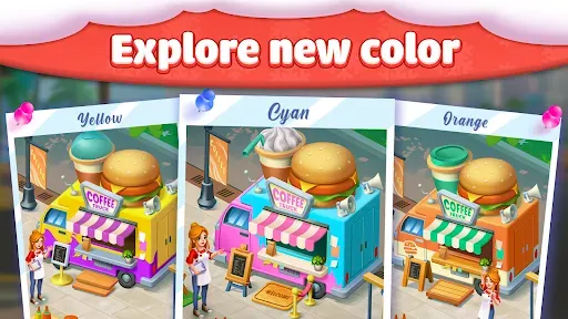 Скриншот 3 — Merge Resto - Match & Decor