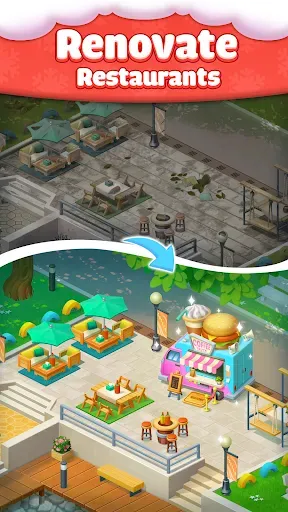 Скриншот 8 — Merge Resto - Match & Decor