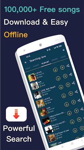 Скриншот 1 — Mp3 Music Downloader all songs