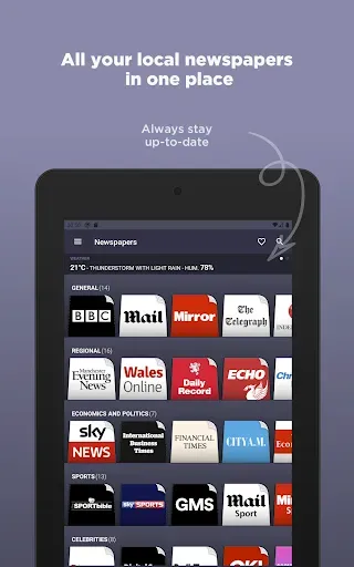 Скриншот 4 — UK Newspapers