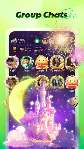 Скриншот 4 — Taka - Chat, Live, Games room
