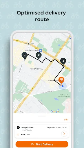 Скриншот 2 — Takeaway.com Courier
