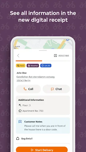 Скриншот 4 — Takeaway.com Courier