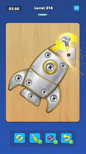Скриншот 1 — Screw Puzzle - Take Off Bolts