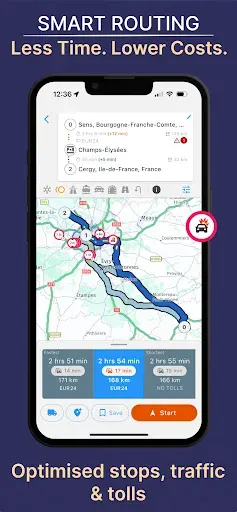 Скриншот 3 — Navitruck GPS Truck & Caravan
