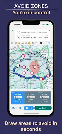 Скриншот 4 — Navitruck GPS Truck & Caravan
