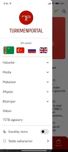 Скриншот 2 — Turkmenportal
