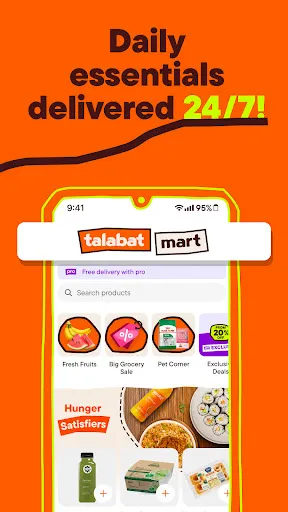 Скриншот 4 — talabat: Food, grocery & more