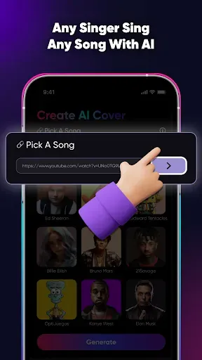 Скриншот 4 — SingUp Music: AI Cover Songs