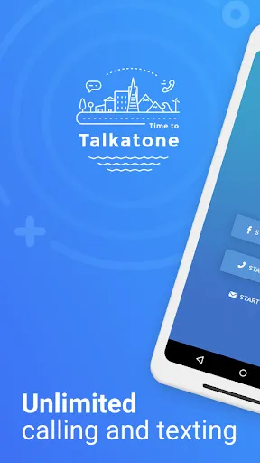 Скриншот 1 — Talkatone: Texting & Calling