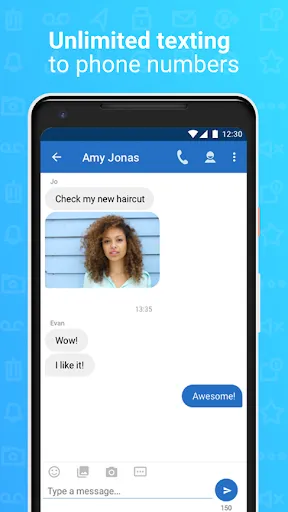Скриншот 3 — Talkatone: Texting & Calling