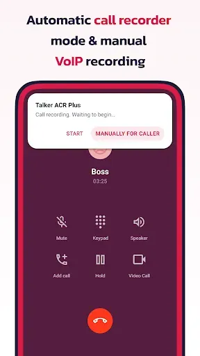 Скриншот 3 — Call Recorder: Talker ACR Plus
